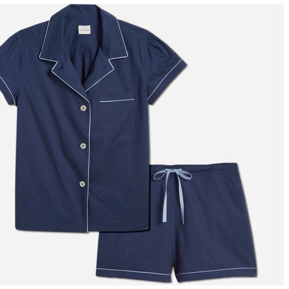 The Sleep Code Sasi Cotton Navy Pajama Set - XL - Picture 1 of 4